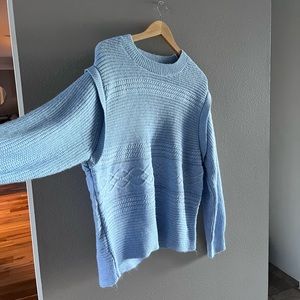 LOFT Stitchy Cable Knit Sweater